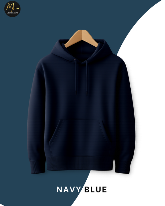 Plain Navyblue Hoodie