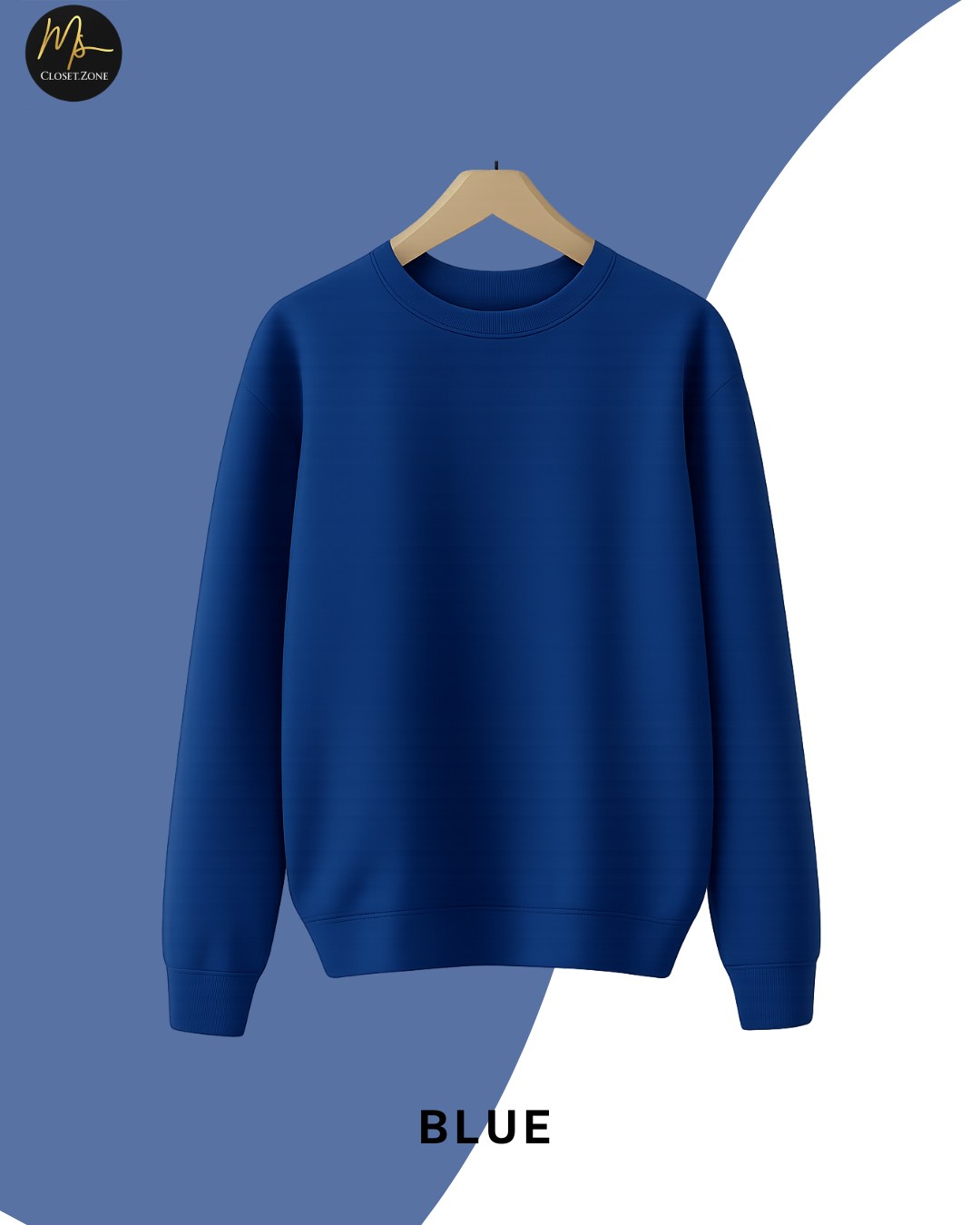Plain Blue Sweatshirt