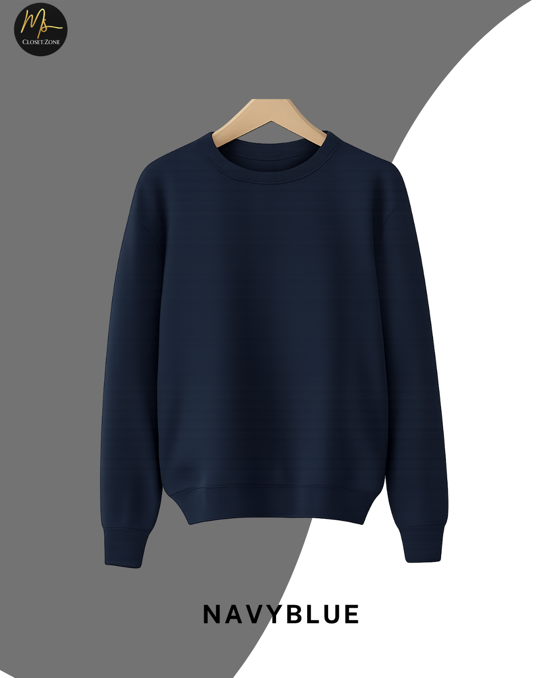 Plain Navyblue Sweatshirt