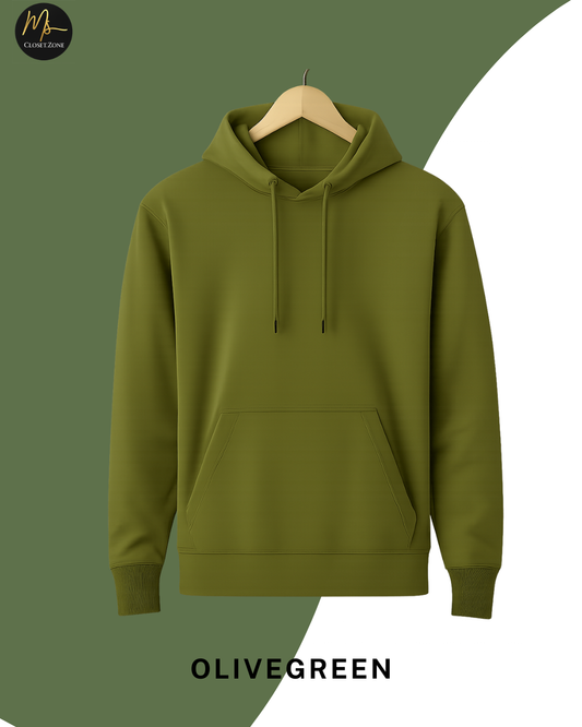 Plain Olivegreen Hoodie