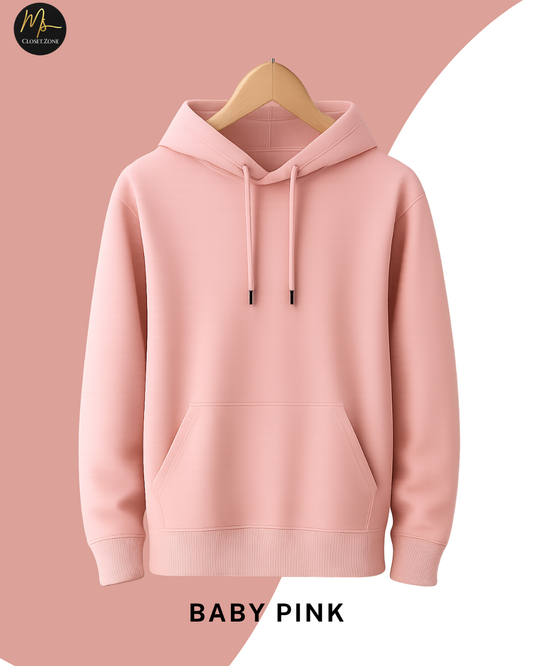 Plain Babypink Hoodie