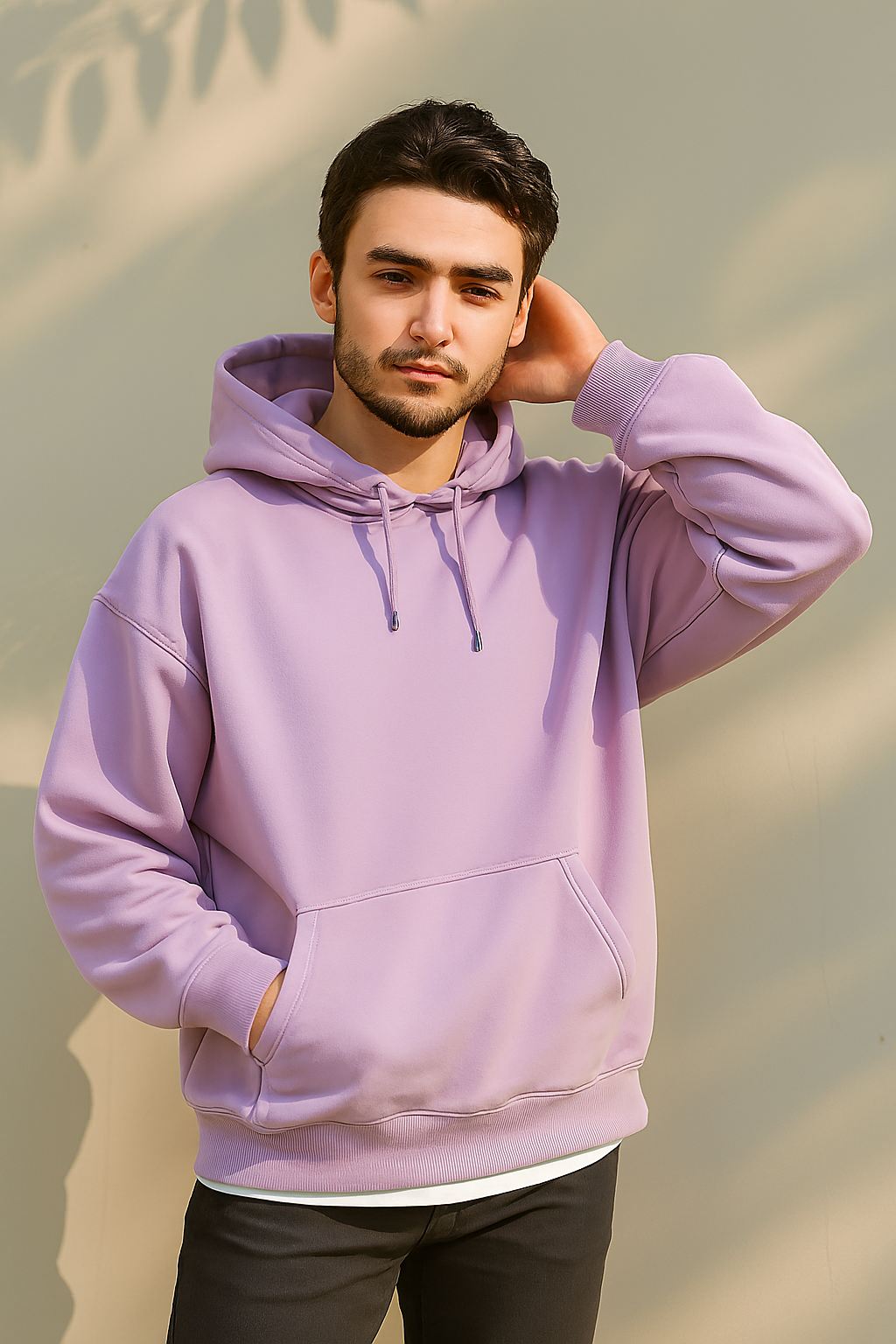 Plain Lilac Hoodie