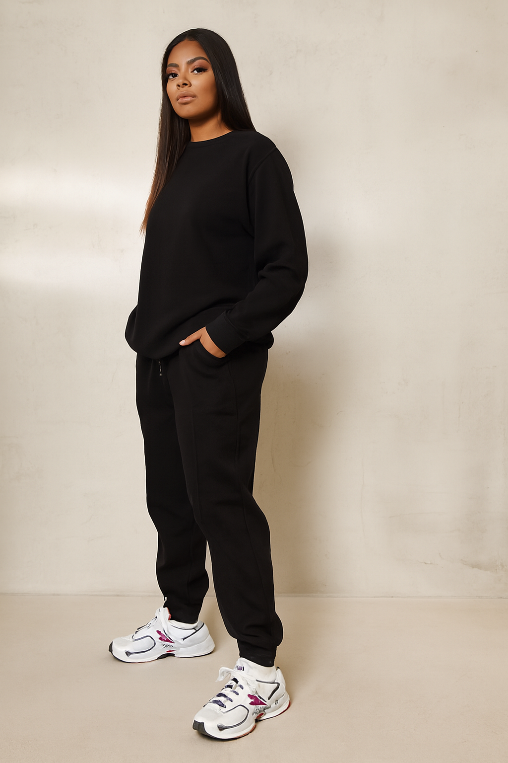 Plain Black Sweatshirt