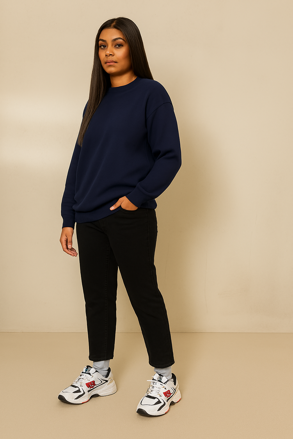 Plain Navyblue Sweatshirt