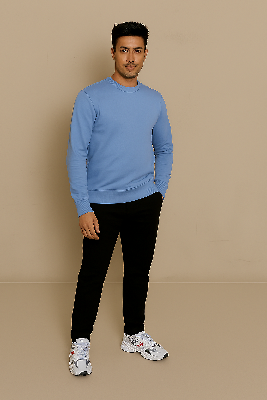 Plain Lightblue Sweatshirt