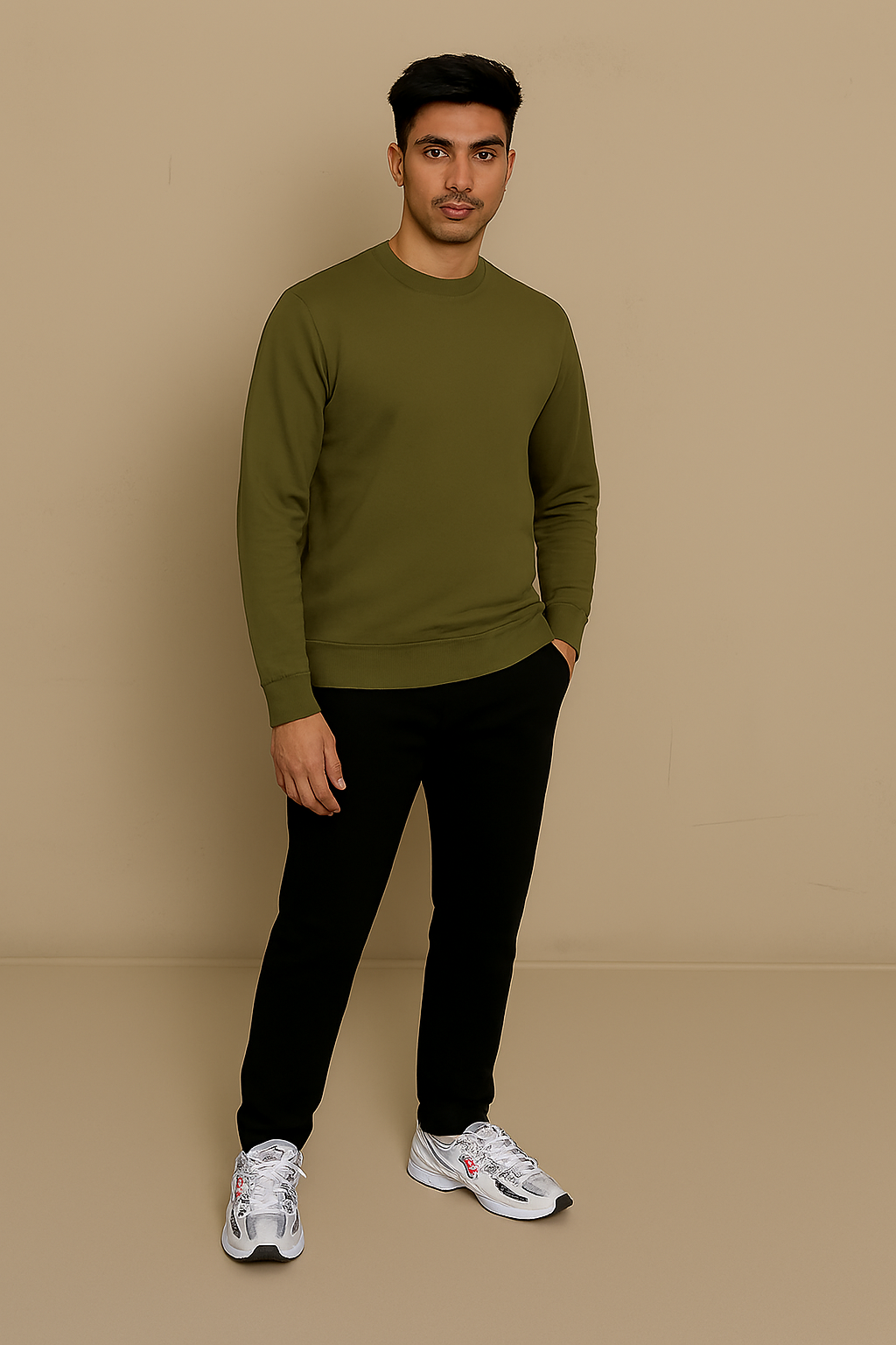 Plain Olivegreen Sweatshirt