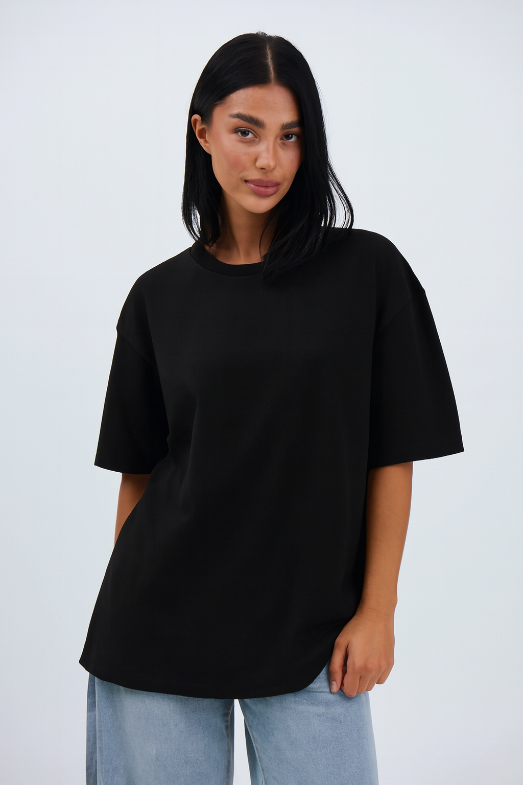 Black DropShoulder T-shirt