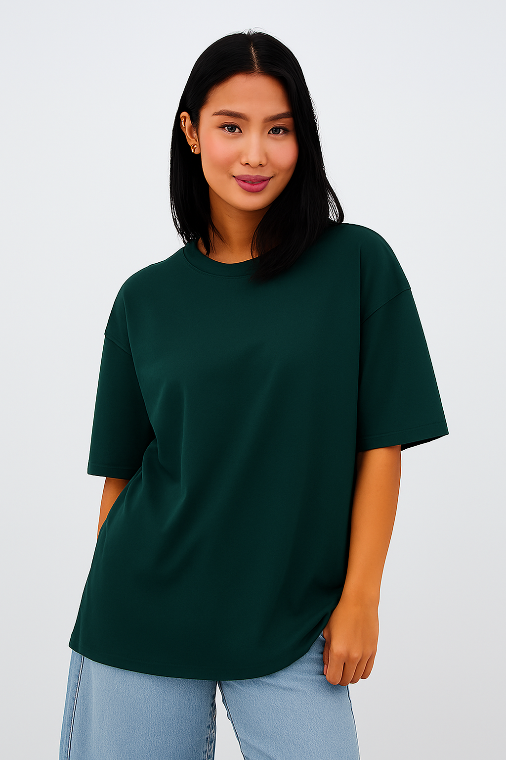 Darkgreen DropShoulder T-shirt