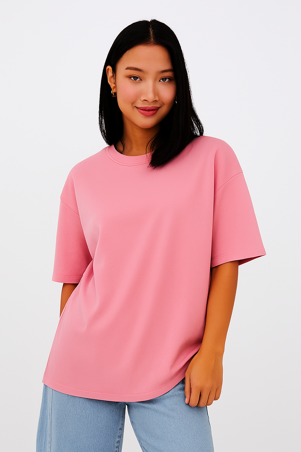 Babypink DropShoulder T-shirt