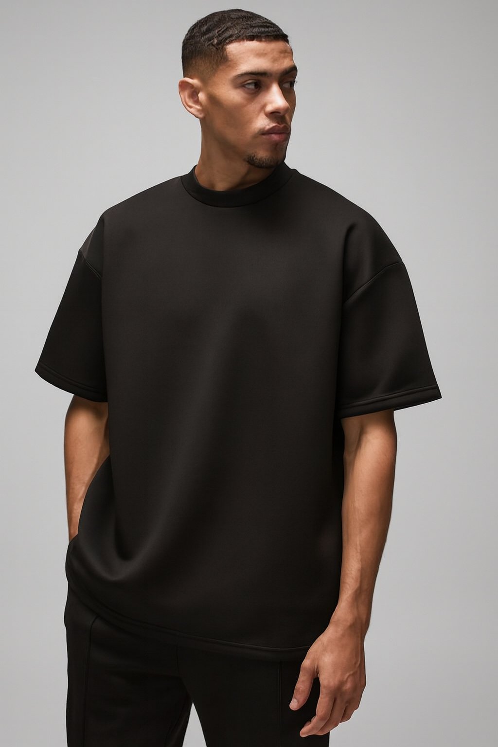 Black DropShoulder T-shirt