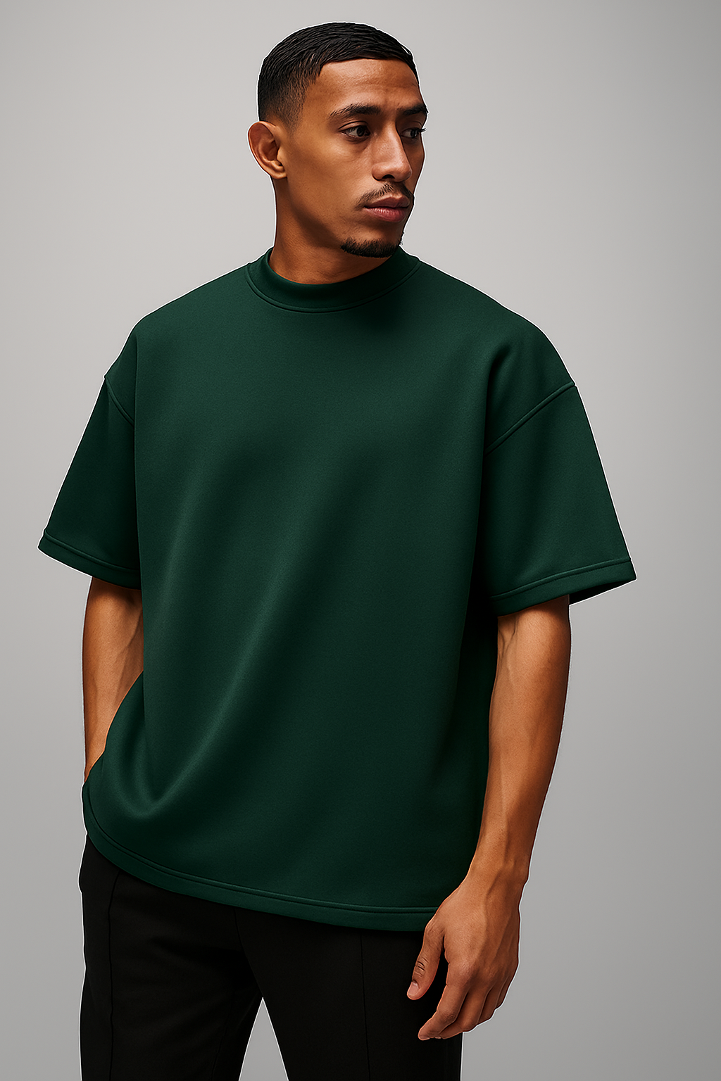 Darkgreen DropShoulder T-shirt