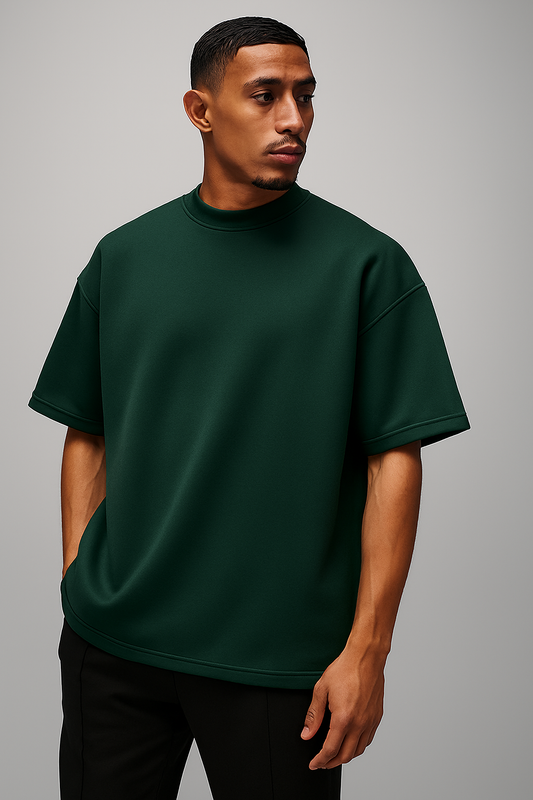 Darkgreen DropShoulder T-shirt