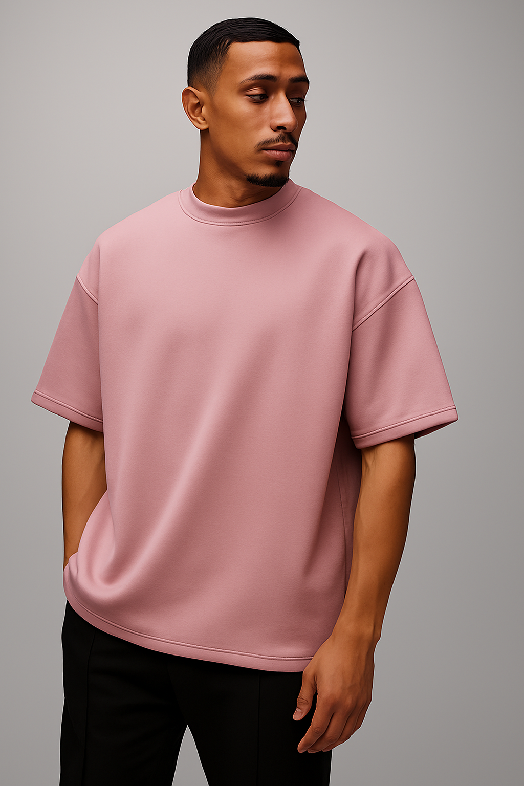 Babypink DropShoulder T-shirt