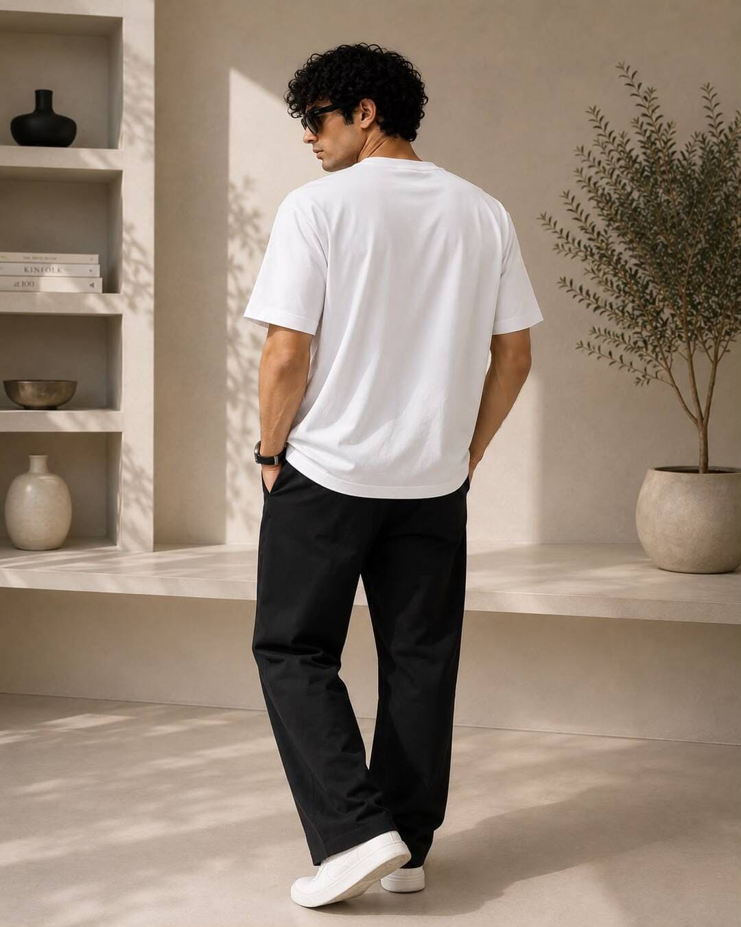 White Basic Normal Fit T-Shirt