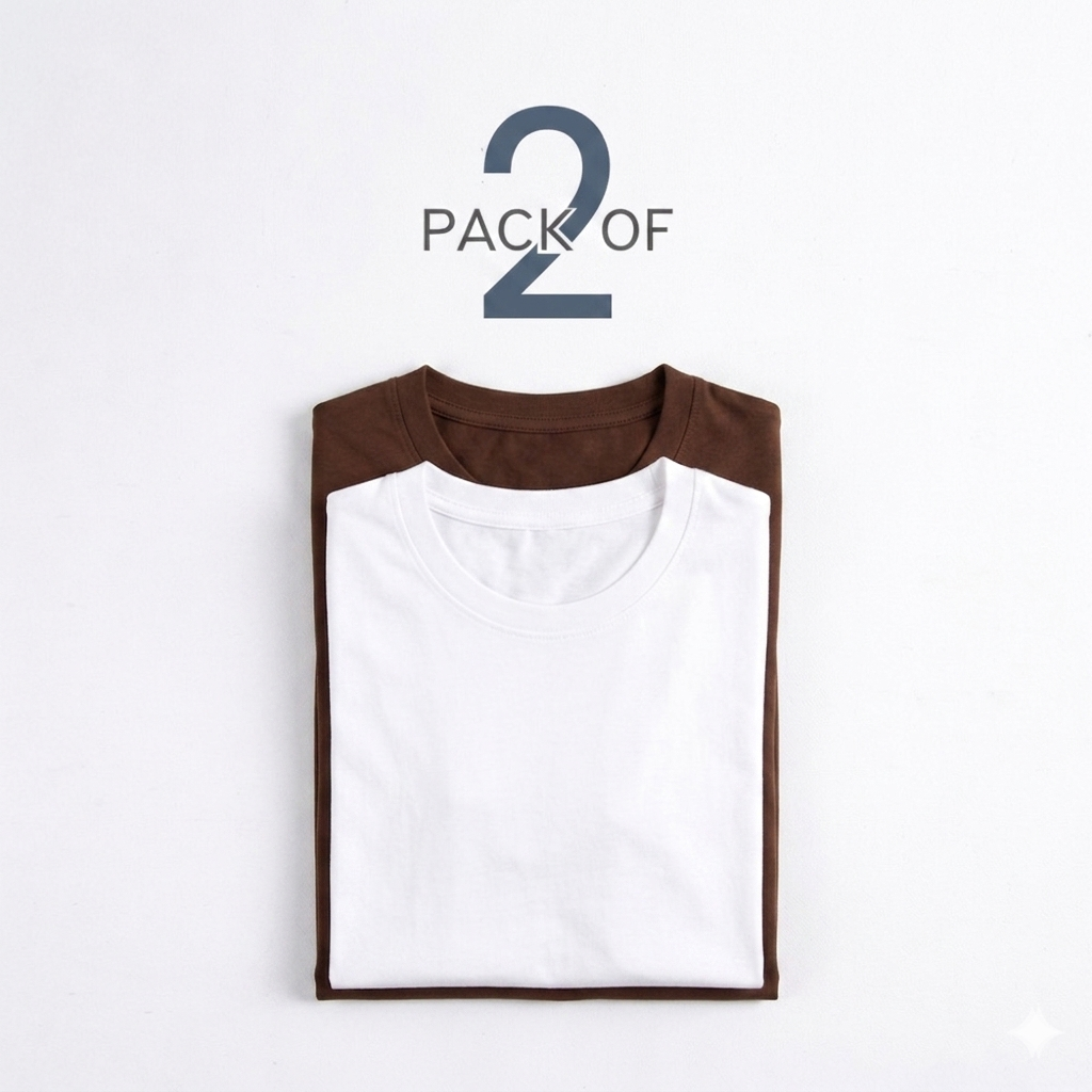 PACK OF 2 -Basic Tee