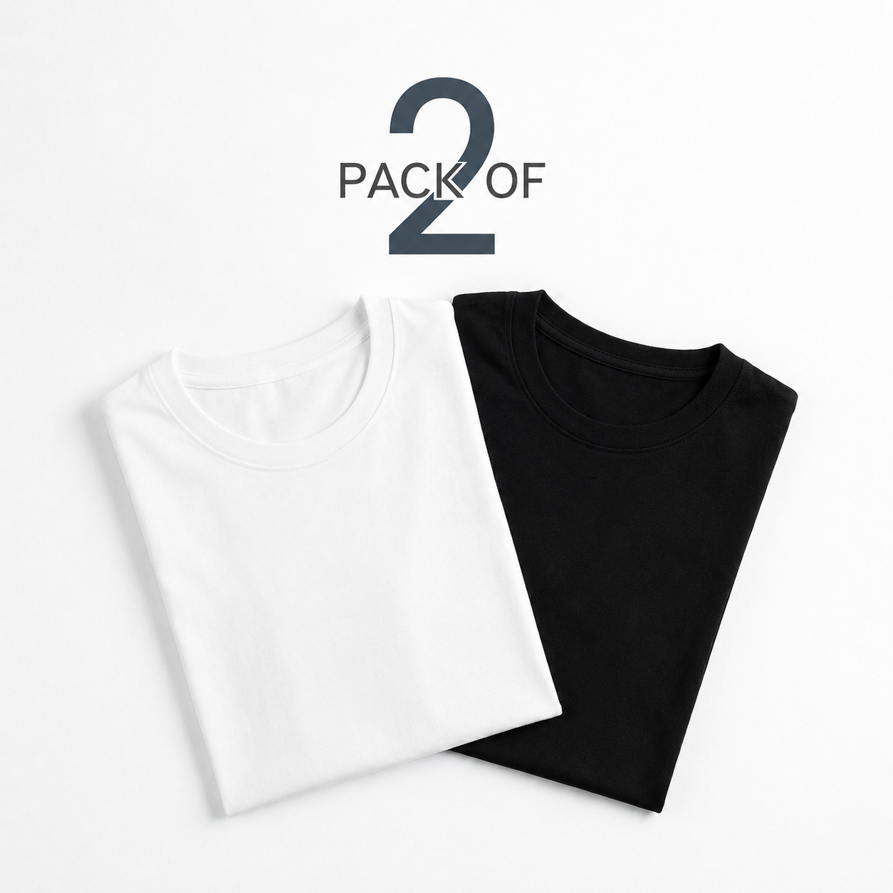 PACK OF 2 -Basic Tee
