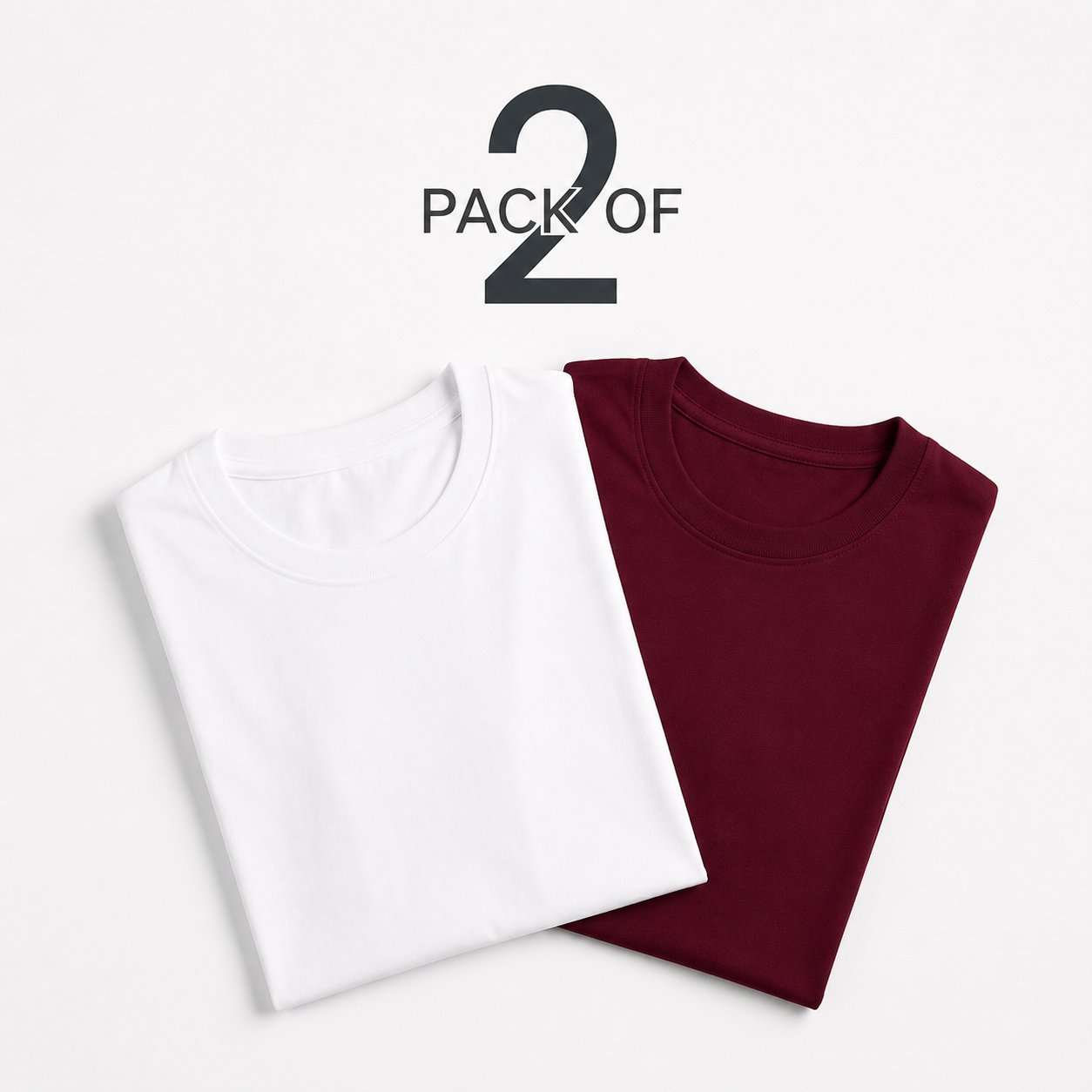 PACK OF 2 -Basic Tee