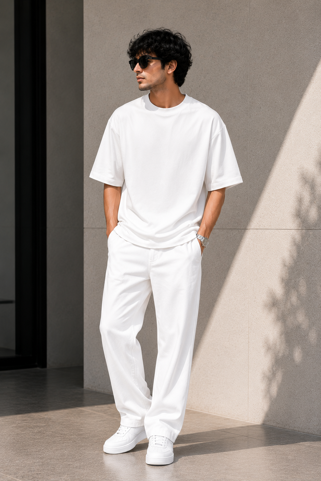 White DropShoulder T-shirt