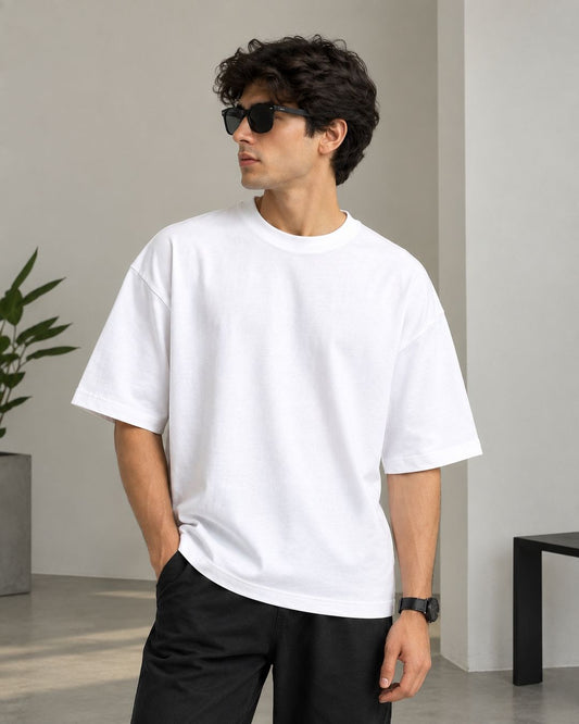 White  Plain Oversized