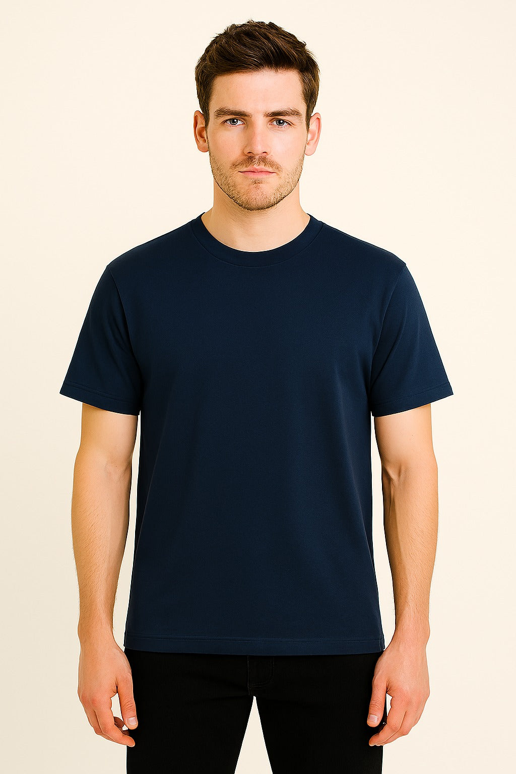 Navyblue Basic Normal Fit T-Shirt