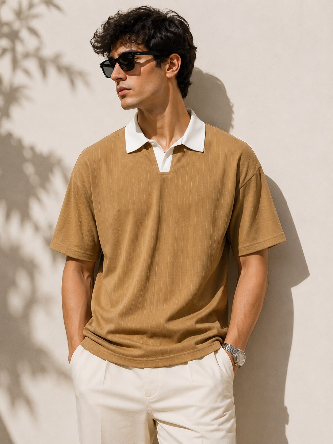 BEIGE ELITE COLLAR DROP ( FREE DELIEVERY)