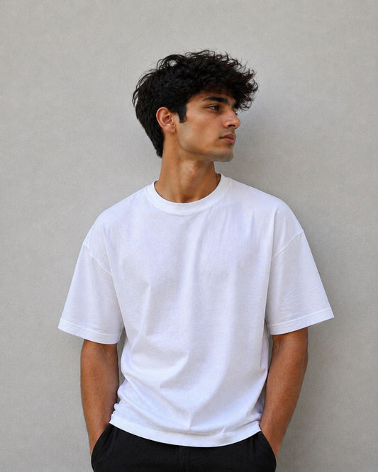 White Basic Normal Fit T-Shirt