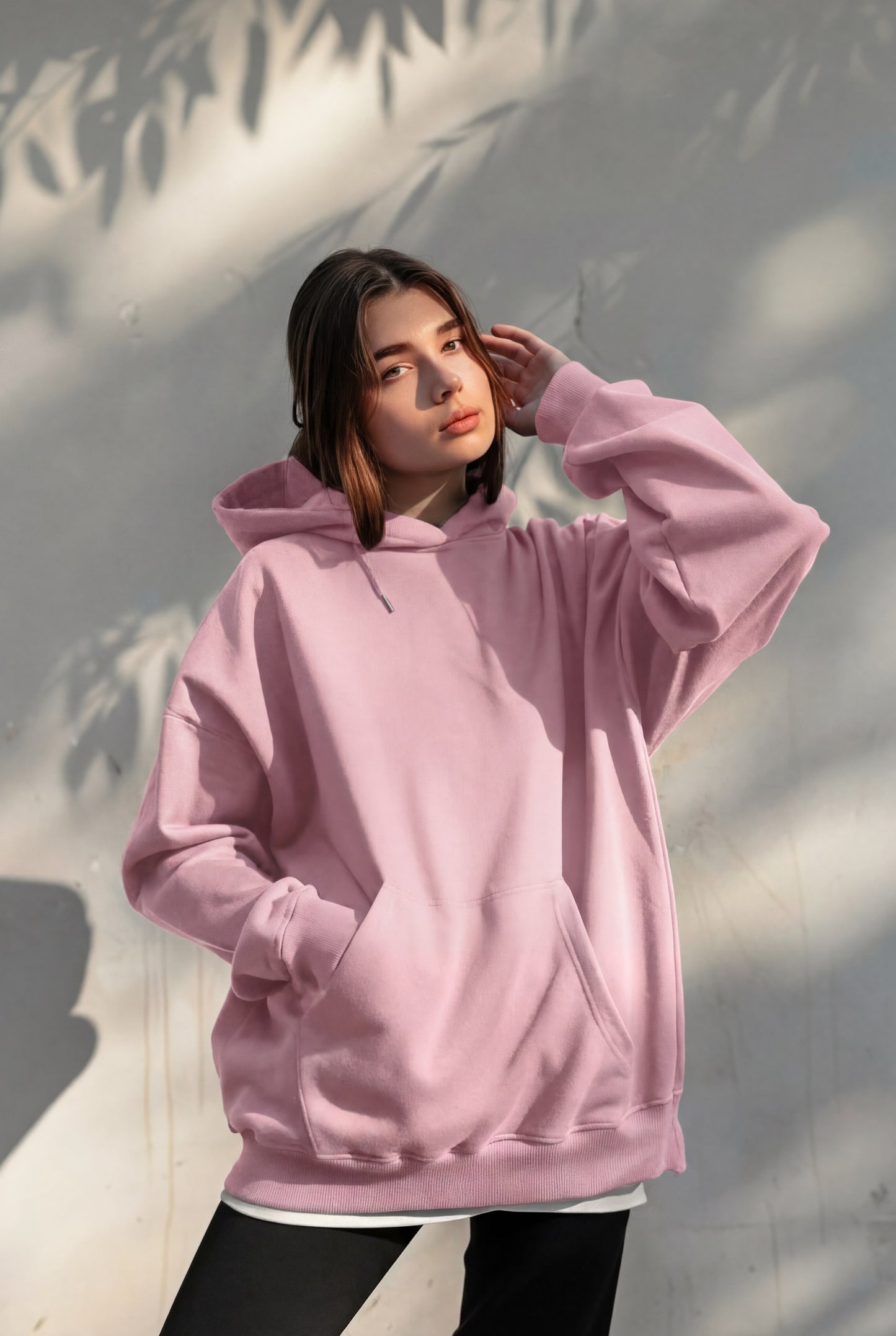 Plain Babypink Hoodie