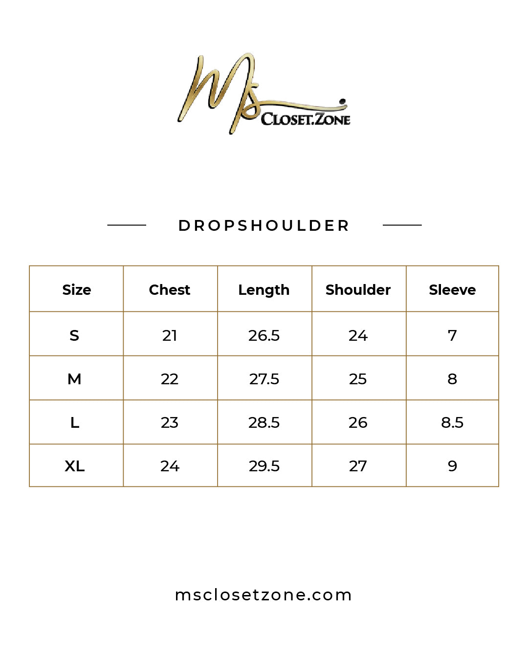 Size Guide